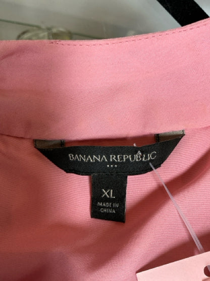 Banana Republic Pink Solid Pre-Owned Ladies Top - Size XL - Margaret’s Fine Consignment