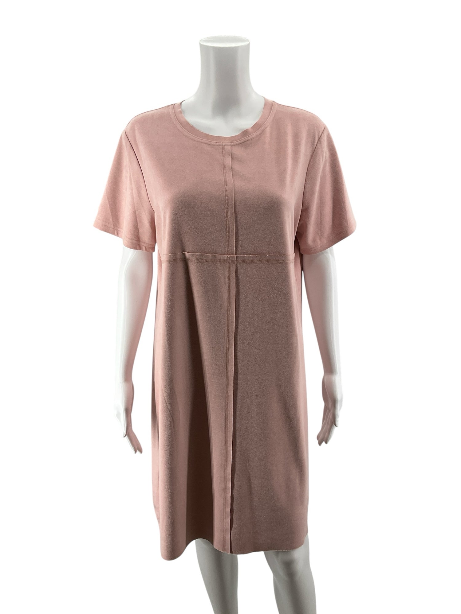 blush pink t shirt dress Rose Pink Mini T-Shirt Dress - All Dresses