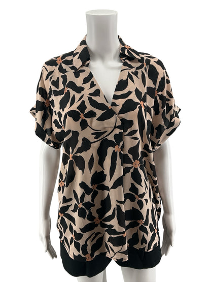 cabi Turn Back Top Floral Button Up Blouse Size Small Style 4723