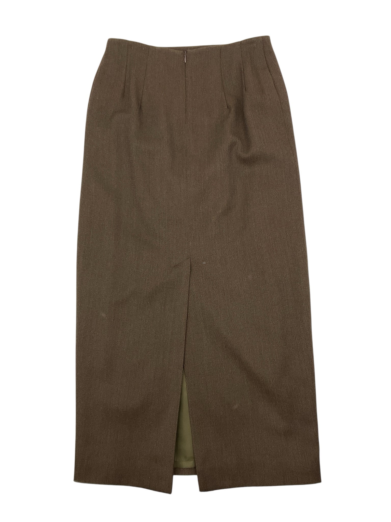 Bowdon Brown Solid Skirt – Women’s Size 8 – ONLINE ONLY