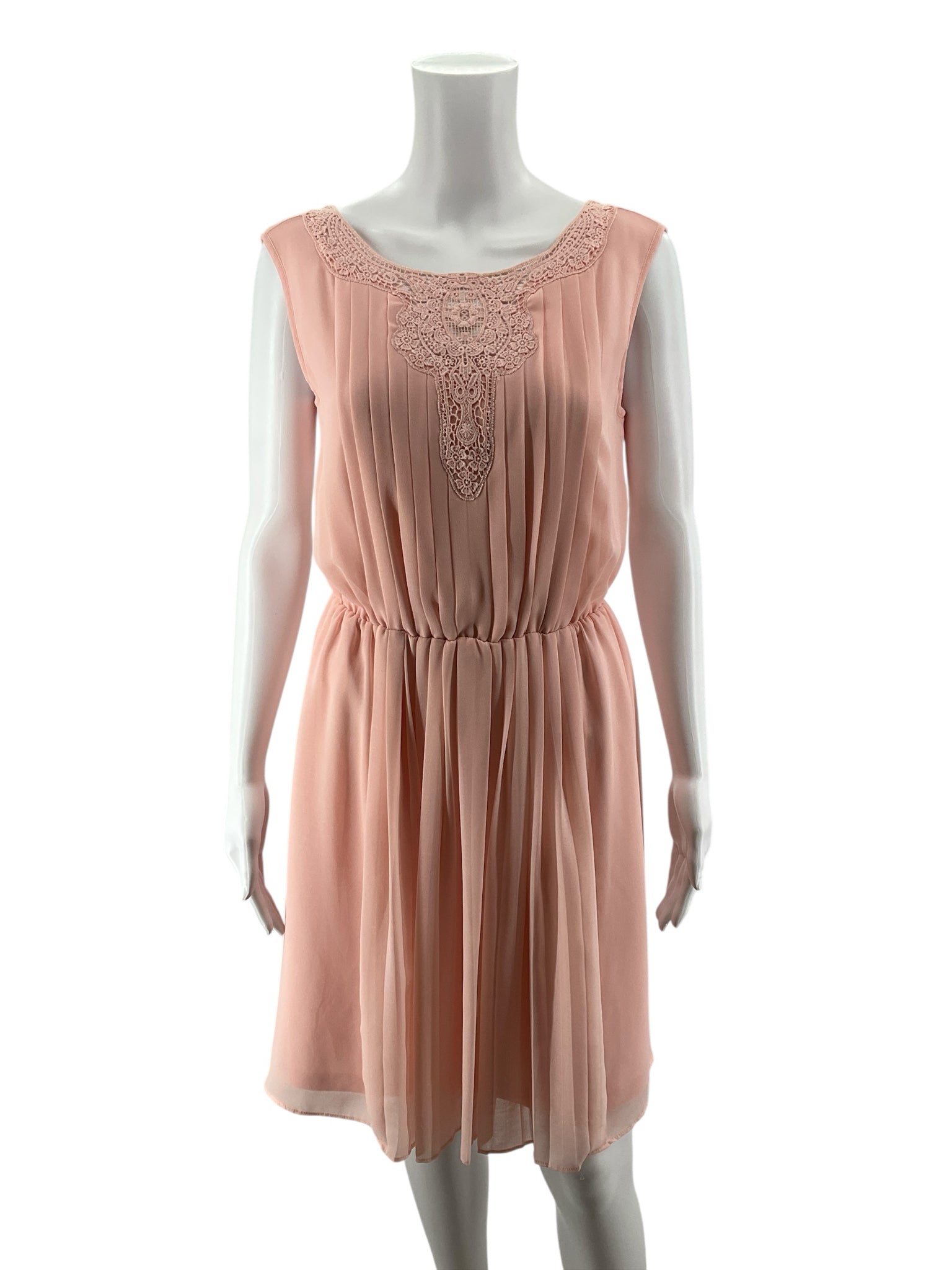 Jessica Simpson Size 6 Blush Lace Pre-Owned Ladies Dress