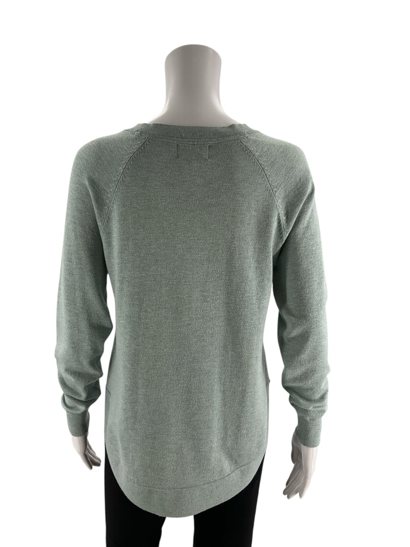 Survival Green Solid Pre-Owned Ladies Top - Size Small