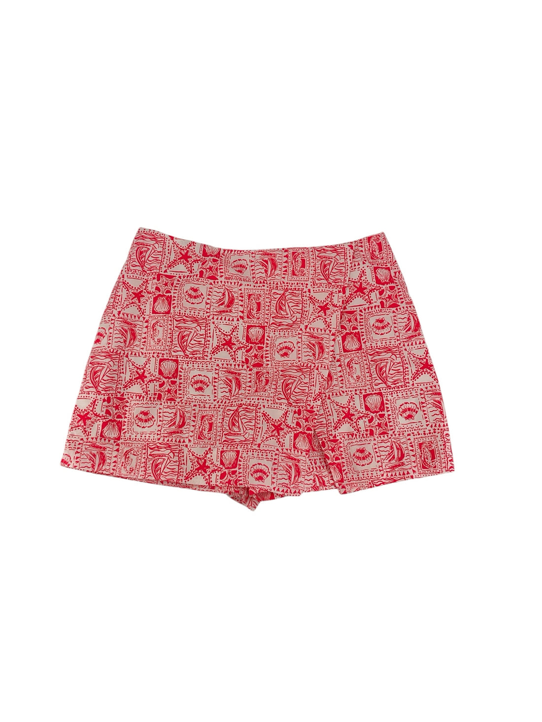 Lilly Pulitzer Callahan Shorts Skort Beach Blocks Print Size 10 NWT