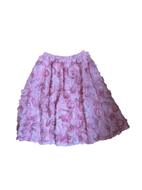 Chic Wish Size Medium Mauve Floral Pre-Owned Ladies Skirt