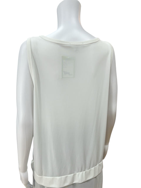 Joan Vass White Solid Top Size Large - rear view