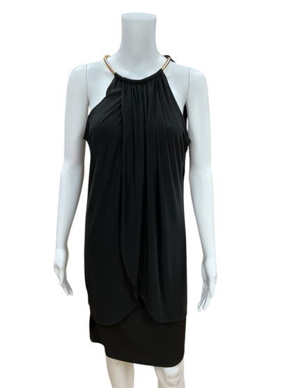 Kensie Size 10 Black Solid Dress