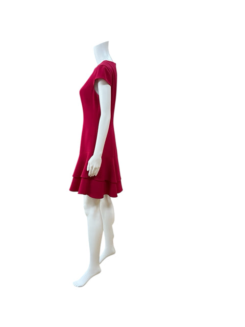 Eliza J Fuschia Solid Pre-Owned Ladies Dress - Size 6 - Margaret’s Fine Consignment