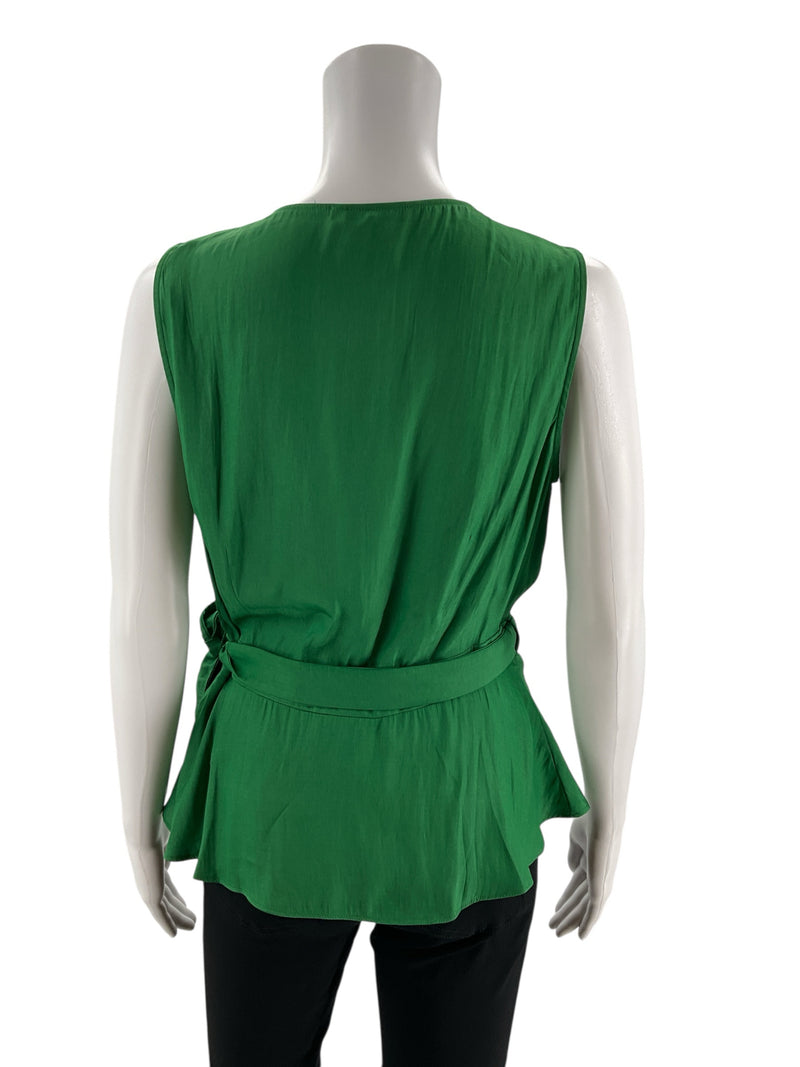 Banana Republic Green Solid Pre-Owned Ladies Top - Size Medium