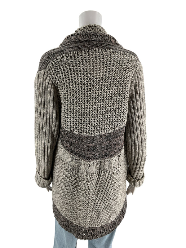 cabi Gray Solid Pre-Owned Ladies Shrug - Size Medium