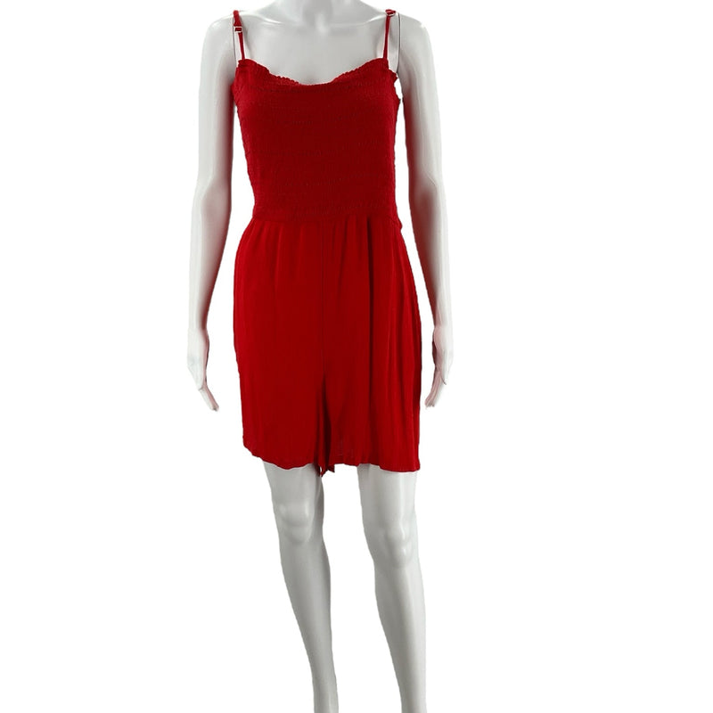 LOFT Red Sleeveless Romper – Size XL, Excellent Pre-Owned - Margaret’s Fine Consignment