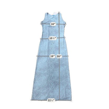 J. McLaughlin J. McLaughlin Catalina Cloth Maxi Dress Mint Pebble Print Size Small - ONLINE ONLY