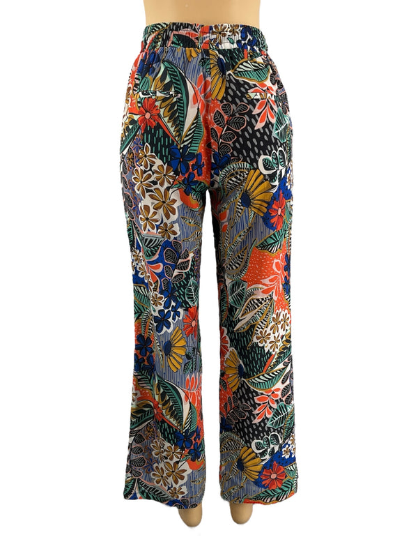 Lili Sidonio Multi Print Pre-Owned Ladies Pants - Size XS - Margaret’s Fine Consignment