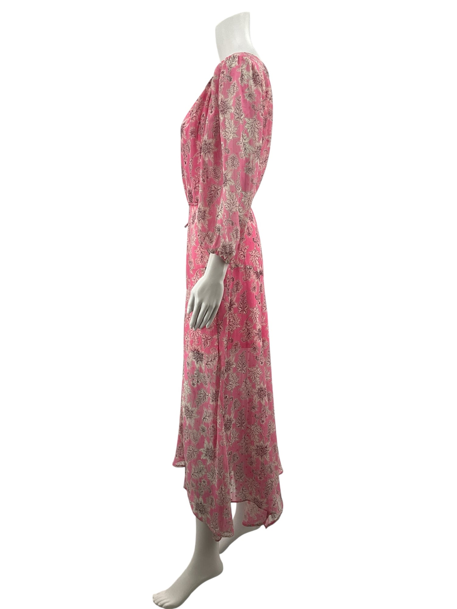 Taylor Pink Floral Pre-Owned Ladies Dress - Size 6