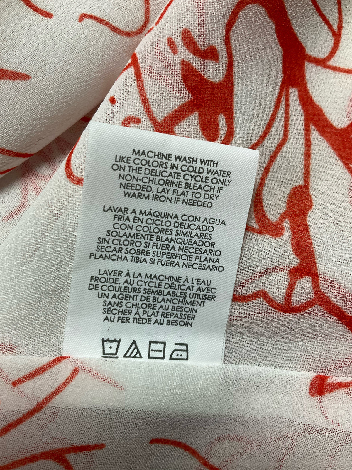 Cabi Sunkissed Cami Floral V-Neck Tank Top Size Medium