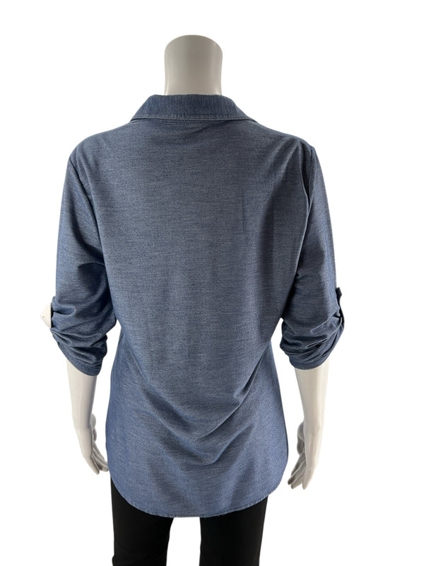 Eden & Olive Blue Pre-Owned Ladies Top - Size Medium