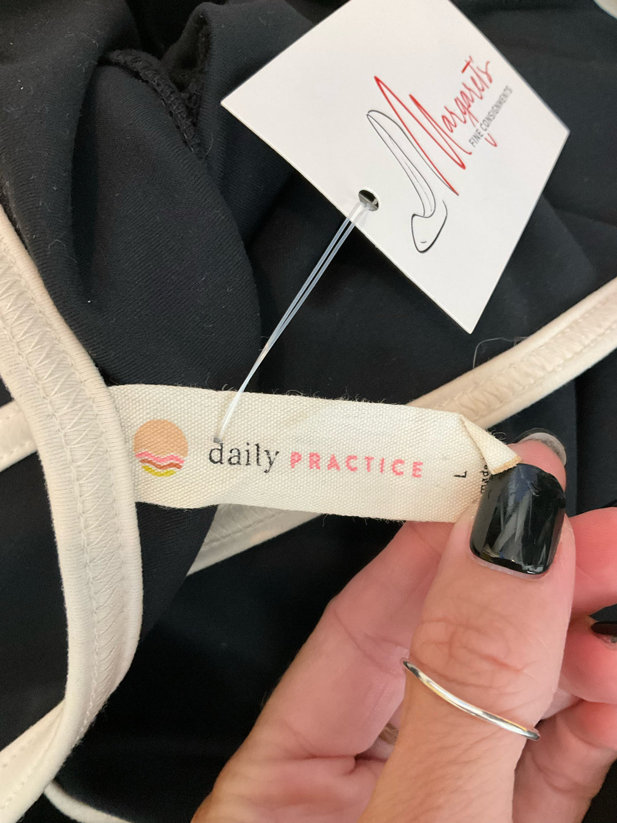 Daily Practice by Anthropologie Contrast-Trim Athleisure Mini Dress Size Large - ONLINE ONLY