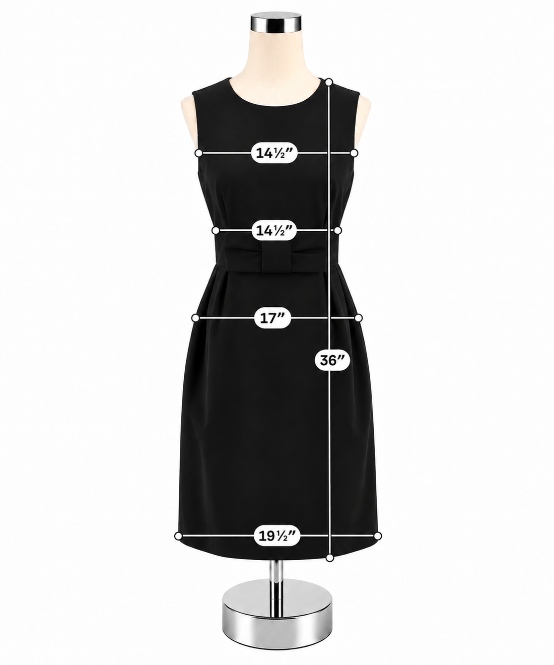 Kate Spade New York Black Bow-Waist Sheath Dress Size 8 - ONLINE ONLY