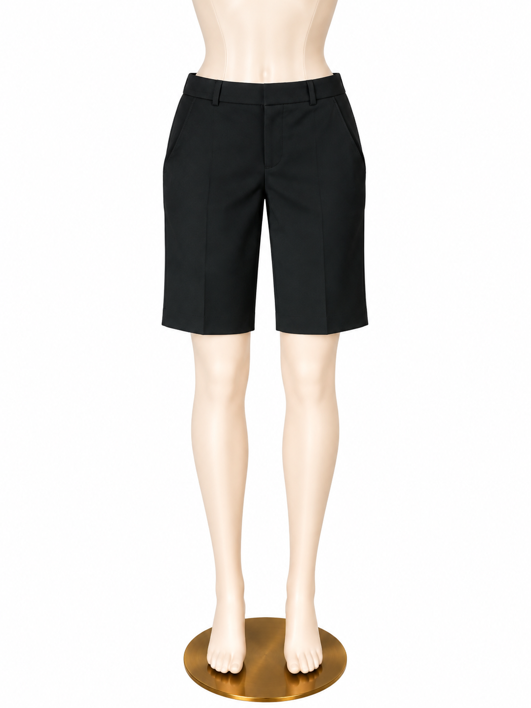 Banana Republic High-Rise Black Chino Shorts NWT Size 2 - ONLINE ONLY