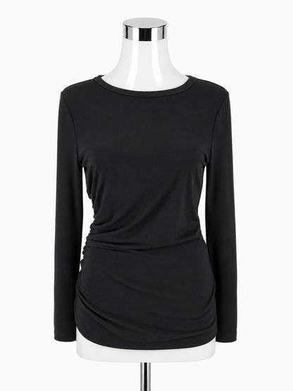 Ann Taylor Black Solid Pre-Owned Top - Size Small - ONLINE ONLY