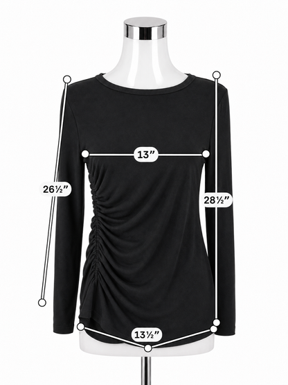 Ann Taylor Black Solid Pre-Owned Top - Size Small - ONLINE ONLY