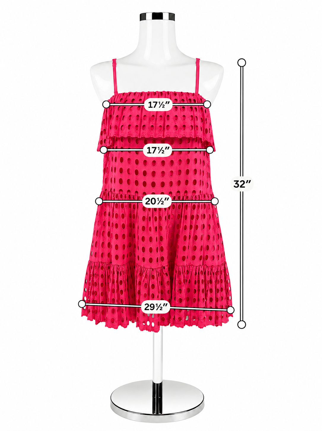 Solid &amp; Striped Size Small Coral Crochet Pre-Owned Dress - ONLINE ONLY