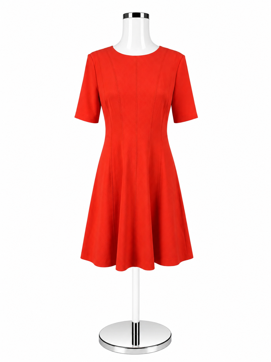 Banana Republic Size 6 Orange Solid Pre-Owned Ladies Dress