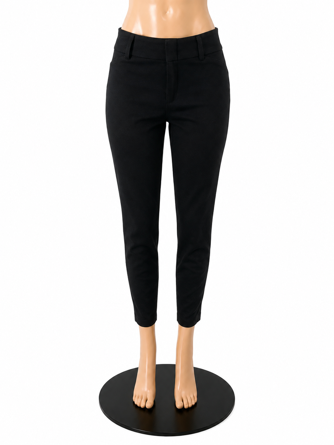 MICHAEL MICHAEL KORS Black Ponte Knit Slim Ankle Pants Size 8 - ONLINE ONLY