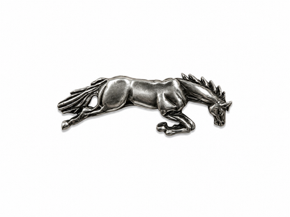 Silver Horse Brooch