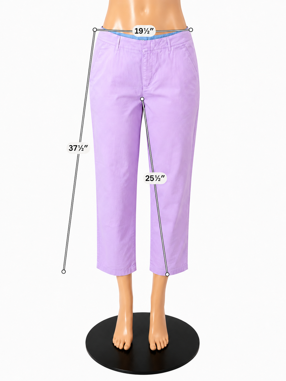 J.Crew Slim Boyfriend Chino Pants Size 35 Peach Stretch Cotton - ONLINE ONLY