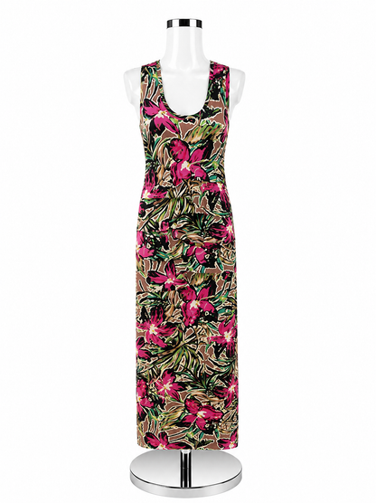 Årtelier Nicola Miller Floral Racerback Maxi Dress Size Large - ONLINE ONLY