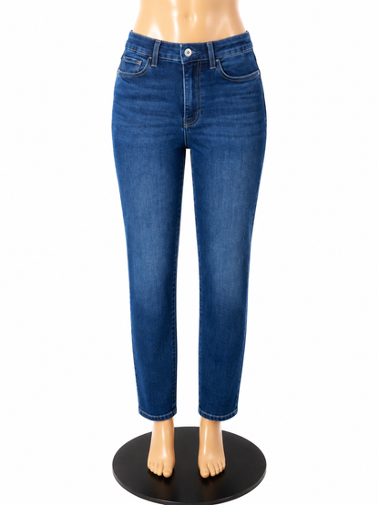 7 For All Mankind Jeans Womens Size 8 Classic Blue Denim Pre-Owned - ONLINE ONLY