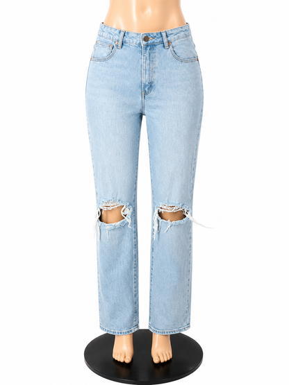 Abrand Jeans Womens Size 2 Light Blue Wash Denim Jeans- ONLINE ONLY