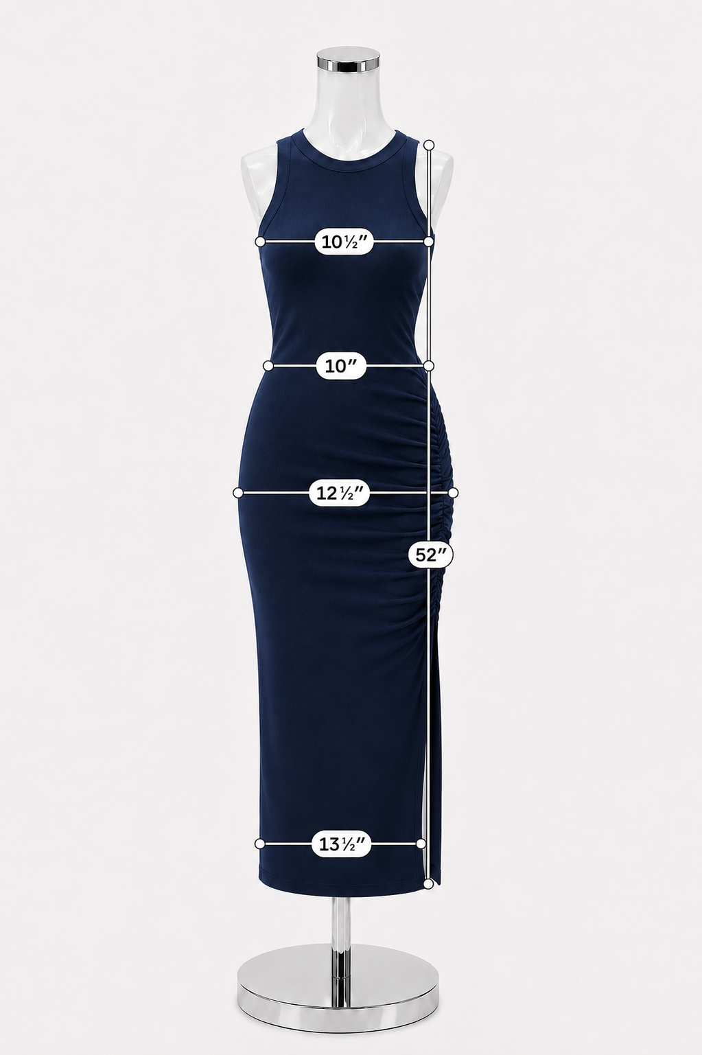 LOFT Beaches Navy Ribbed Knit Sleeveless Maxi Dress | Size Small - ONLINE ONLY
