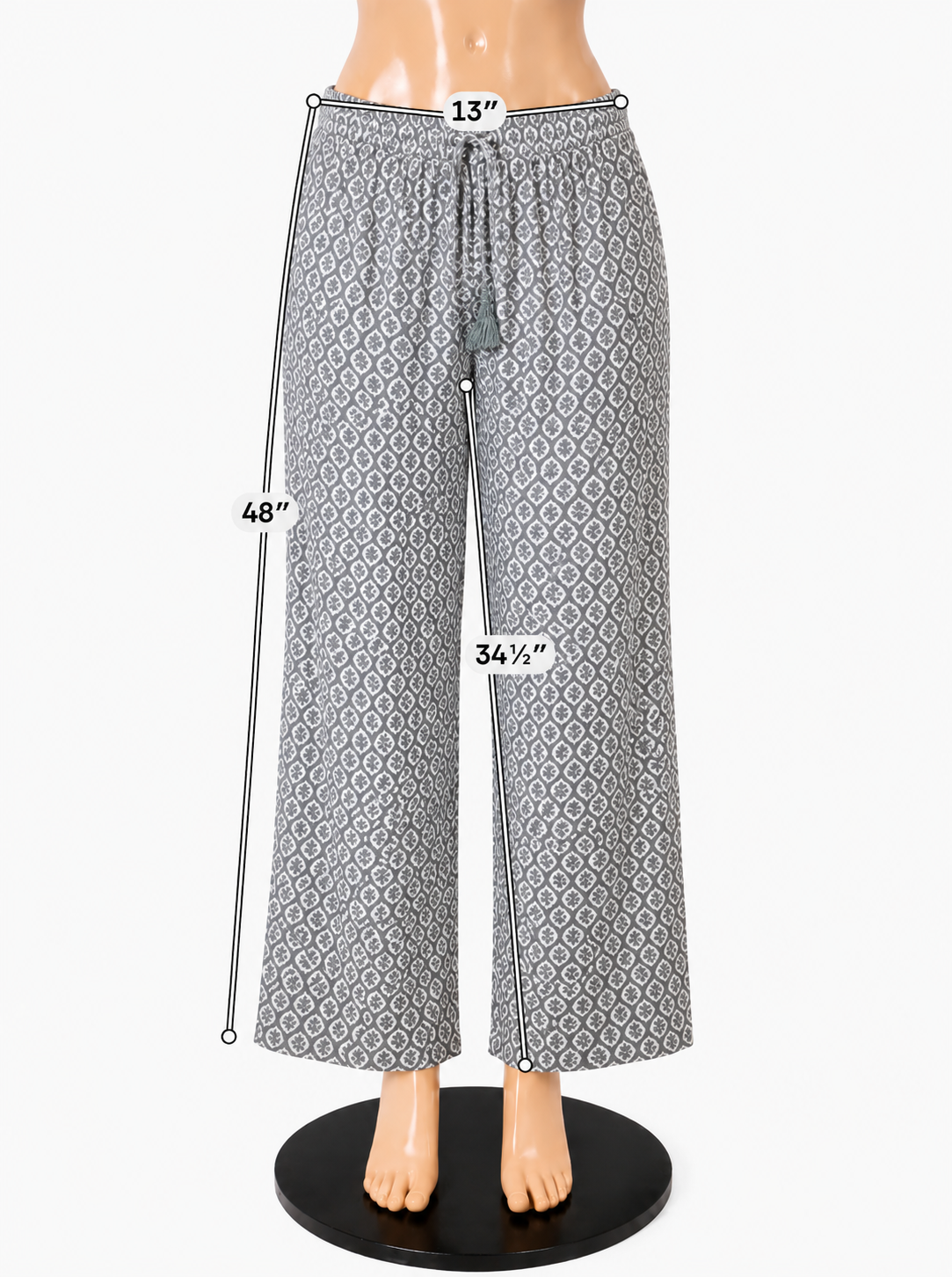 Knox Rose Floral Print Wide Leg Boho Pants | Size XS - ONLINE ONLY