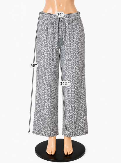 Knox Rose Floral Print Wide Leg Boho Pants | Size XS - ONLINE ONLY