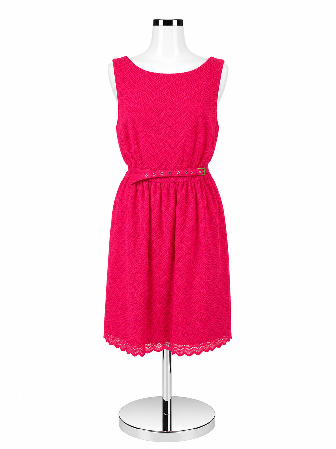 Trina Turk Alcie Pink Lace Netting Sheath Dress Size 10