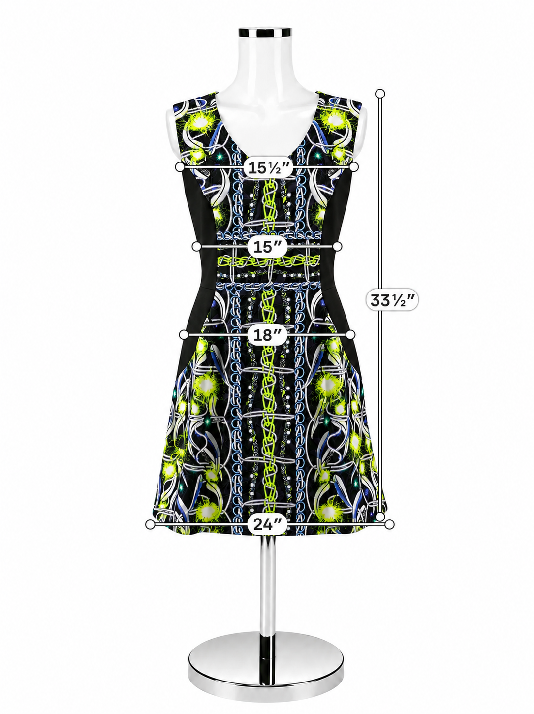 Peter Pilotto Pallas Chain Print Jacquard Dress UK 14 US 10