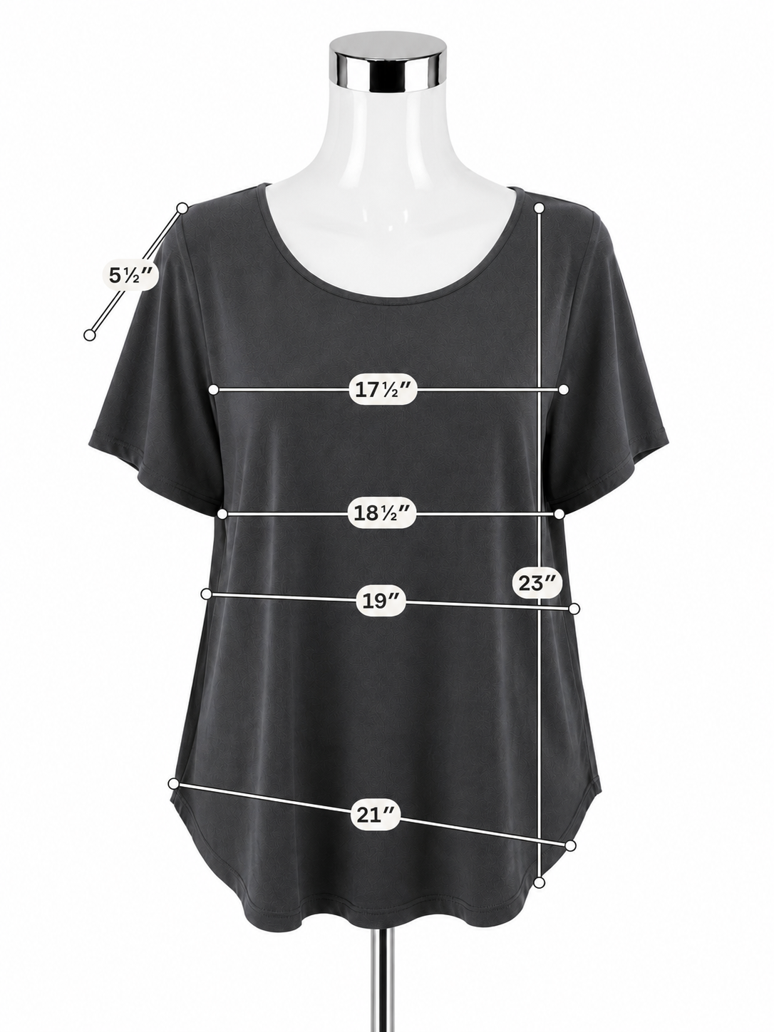 Philosophy Woman by Republic Clothing Philosophy Woman Black High-Low Pleated Back Top Size 1X NWT - ONLINE ONLY