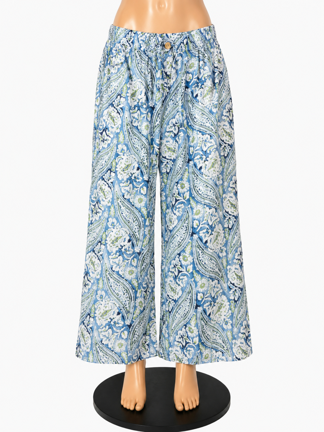 Christian Siriano Floral Wide-Leg Cropped Palazzo Pants XL  - ONLINE ONLY