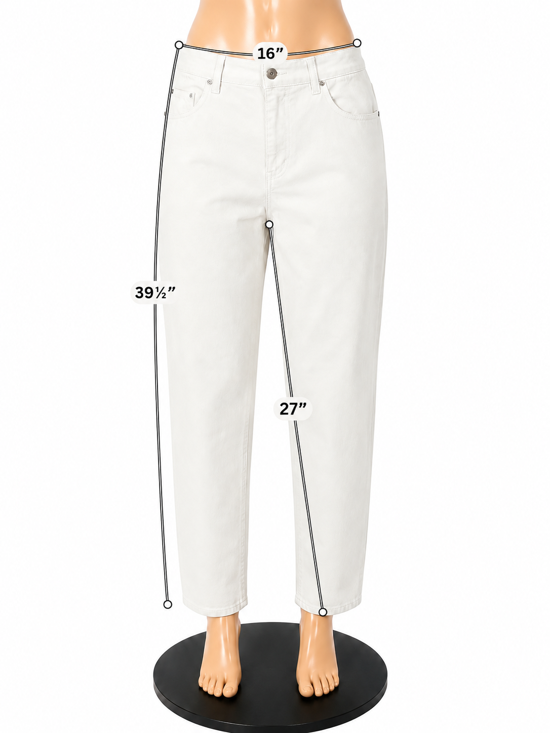 Good American The Boss Pant White High Rise Wide Leg Trousers Size 18 - ONLINE ONLY