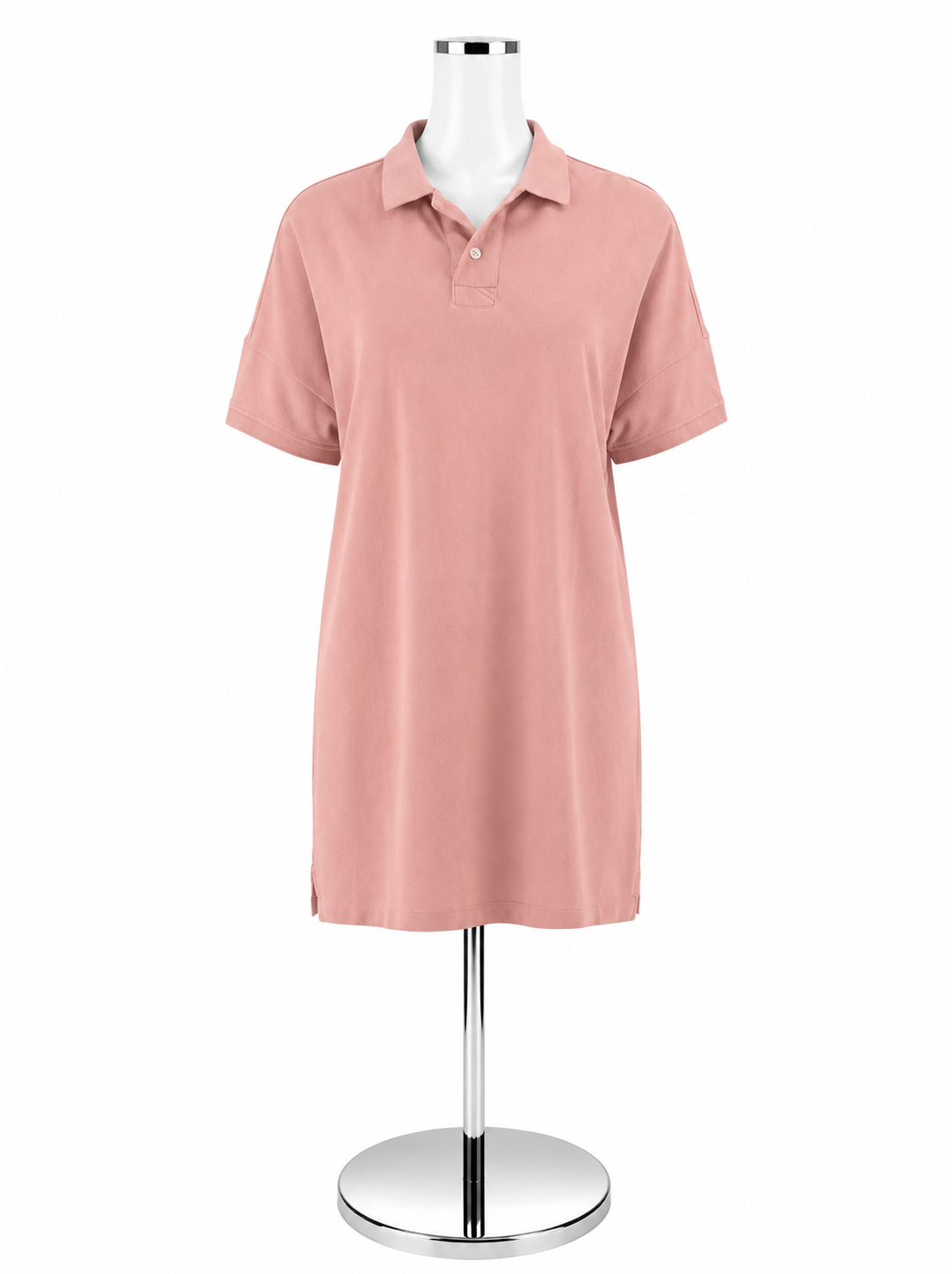 Tuckernuck Thompson Polo Dress Cattle Pink Size S NWT