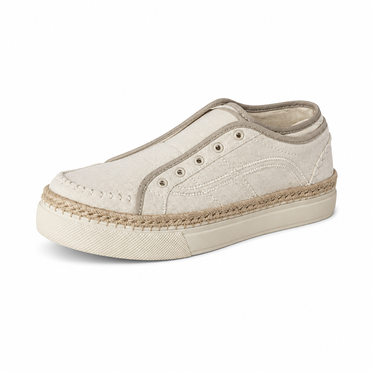 Blowfish Malibu Mamba Tan Canvas Espadrille Slip-On Sneakers Size 8