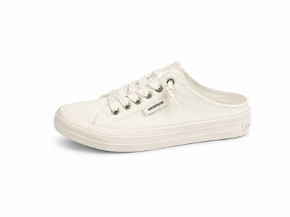 Rocket Dog Jazzin Mule Sneakers Womens Size 10 White Canvas Slip On Shoes