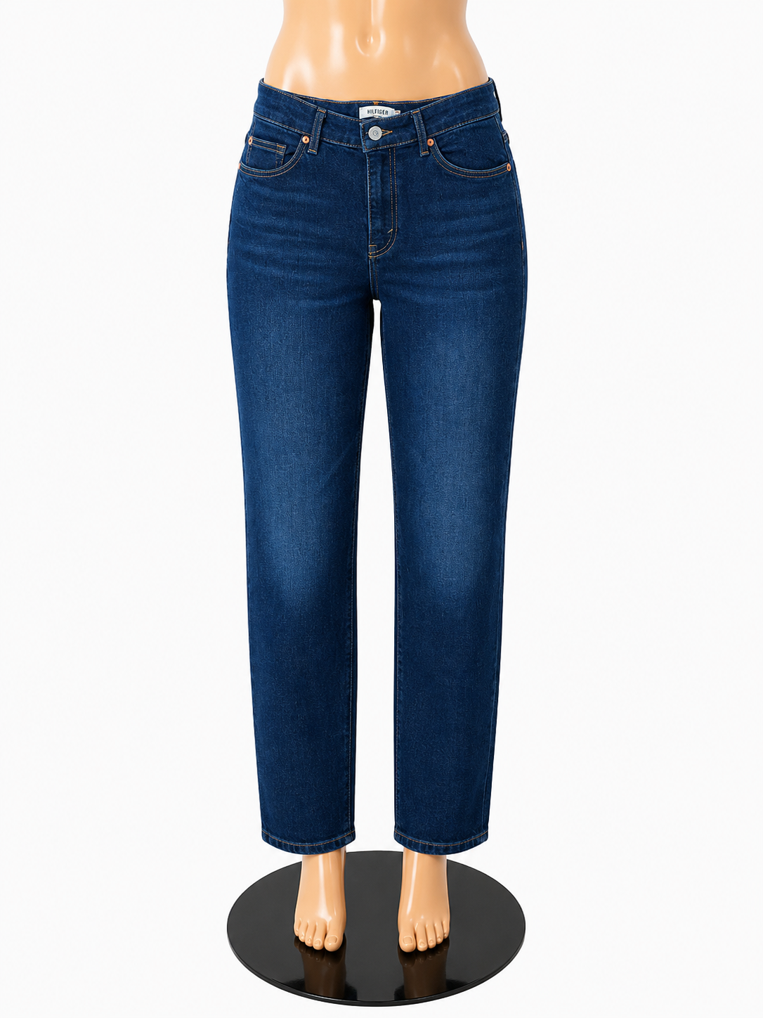 Re/Done High Rise Stove Pipe Jeans Blue Denim Size 6