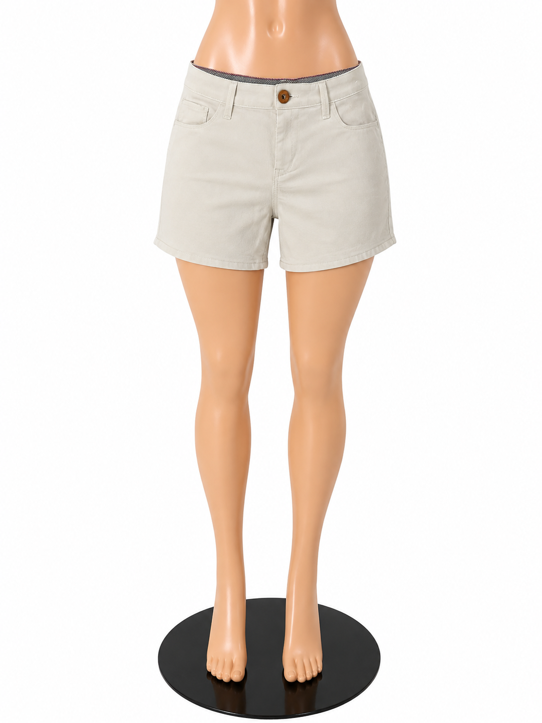 Banana Republic Low Rise Stretch Twill Shorts White Size 6 / 28R