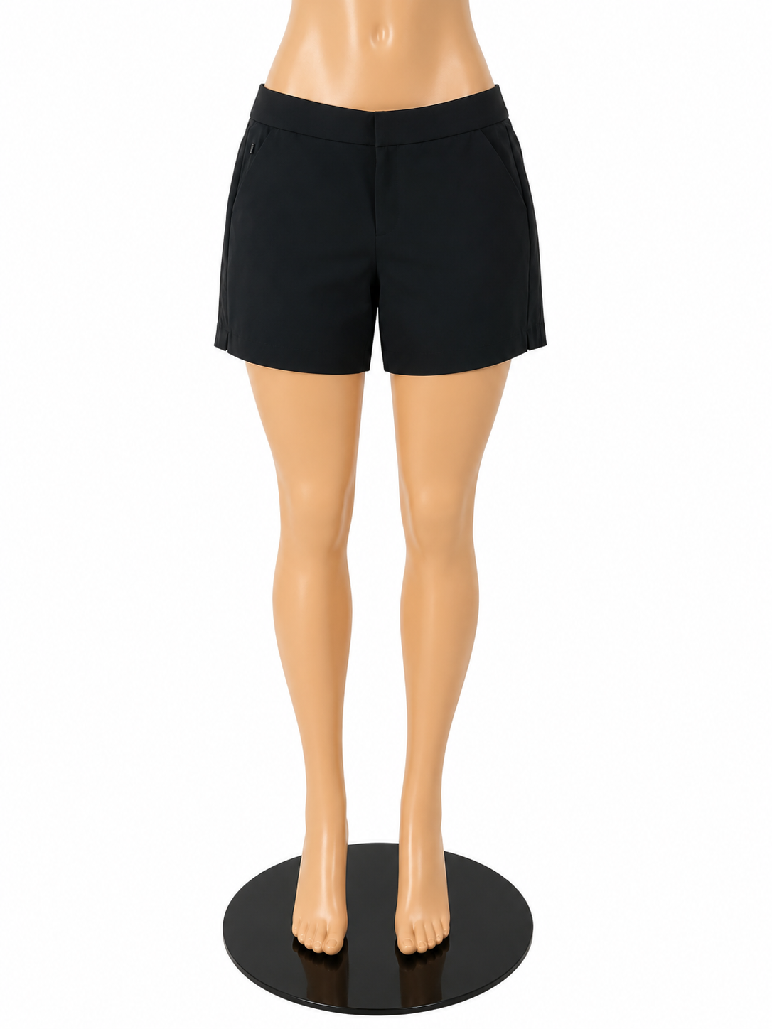 Athleta Tribeca 7" Bermuda Shorts Black Size 16 Recycled Stretch