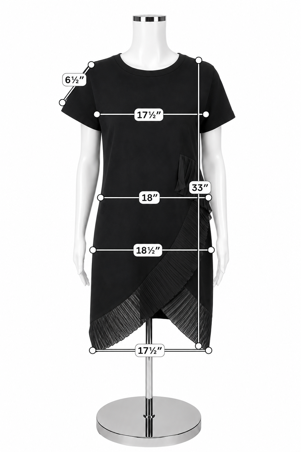 JOH Black Solid Dress – Women’s Size XS – New With Tags - ONLINE ONLY