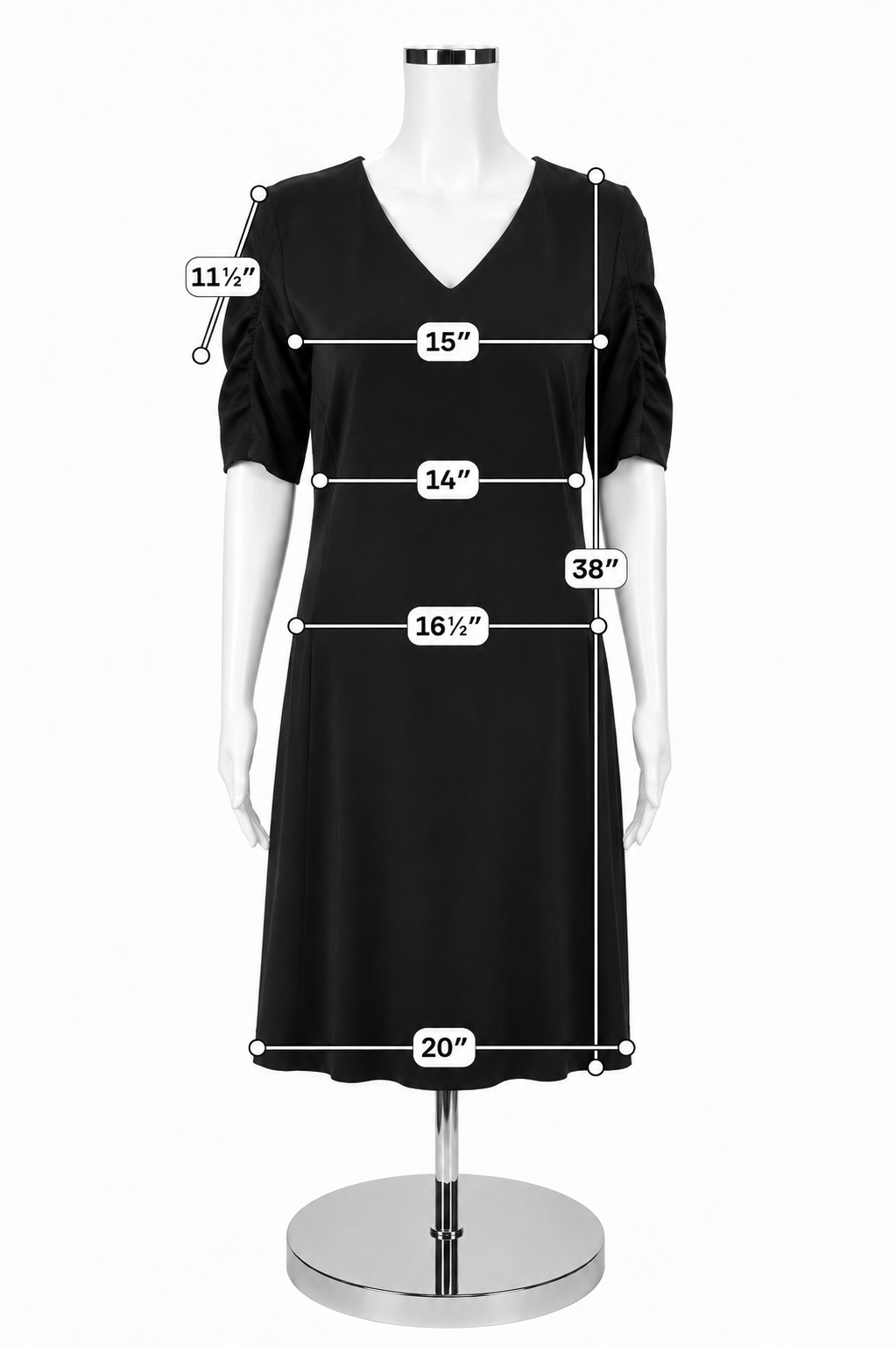 Cabi Black Solid Dress – Women’s Size Medium - ONLINE ONLY