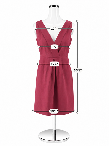 J.Crew Mauve Solid Pre-Owned Ladies Dress – Women’s Size 8- ONLINE ONLY
