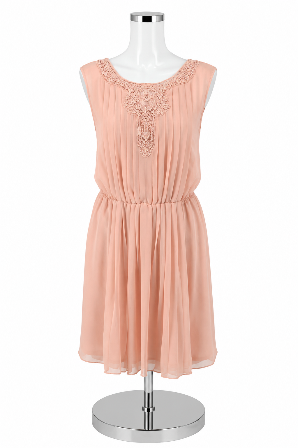 Jessica Simpson Size 6 Blush Lace Pre-Owned Ladies Dress